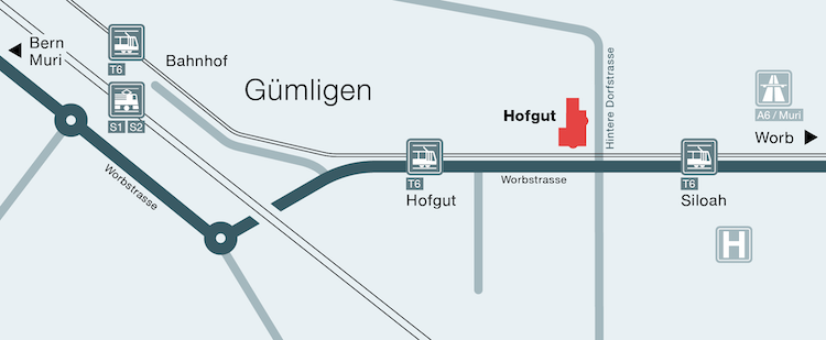 Situationsplan Hofgut Gümligen